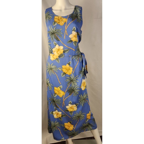 Carribean Joe Dresses & Skirts - Caribbean Joe Floral Wrap Dress – Tropical/Aloha/Coconutgirl/SlowFashion L